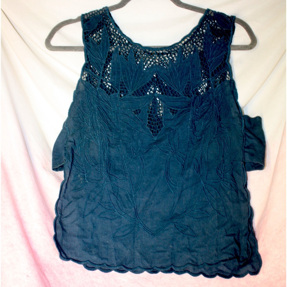 Free People Embroidered Tank 🌵Small